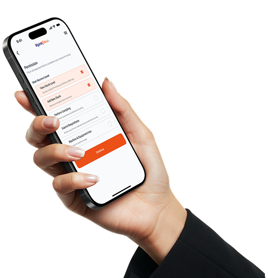 Hand holding iPhone 16 Pro 